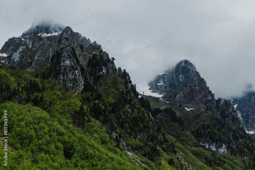 Amazing view of mountains in National Park Prokletije, Montenegro. Amazing view of mountains in National Park Prokletije, Montenegro.