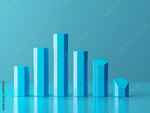 Free Download Incremental Digital Advertising Spending Visualized Across Platforms Through 3D Bar Graphs - GFXLoad