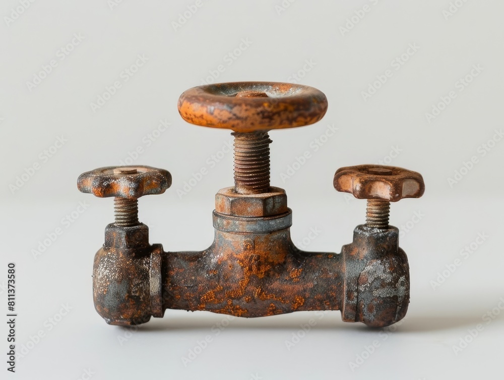Weathered Valve Handle: A Testament to Timeless Industrial Design Weathered Valve Handle: A Testament to Timeless Industrial Design