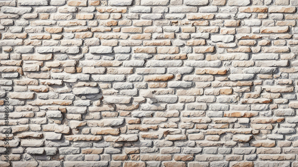 Obraz premium white brick wall with green ivy climbing along it
