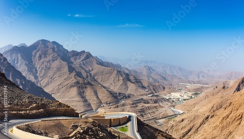 al hajar mountains in oman photo