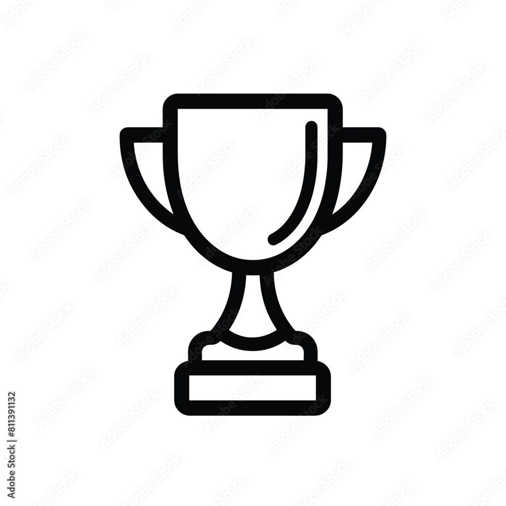 Trophy award icon vector illustration