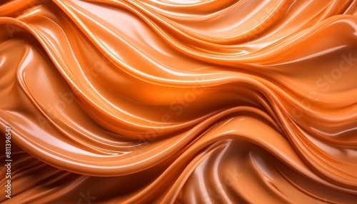 orange glossy material background melted latex plastic background image