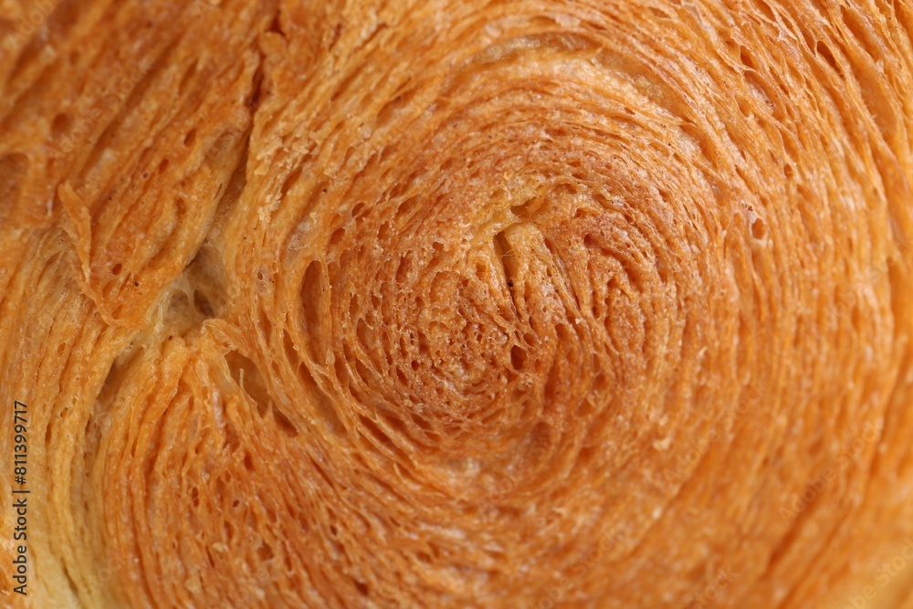 Tasty puff pastry. Supreme croissant as background, closeup Tasty puff pastry. Supreme croissant as background, closeup
