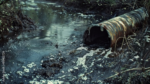 Wallpaper Mural Polluted Stream Torontodigital.ca