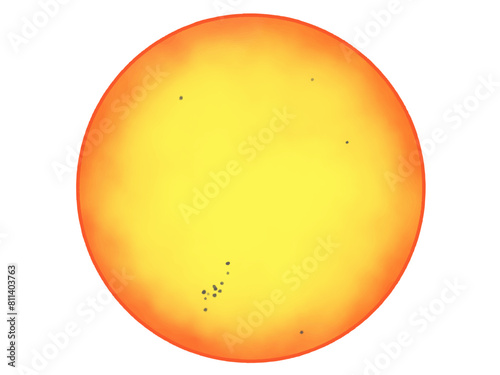 太陽と黒点 宇宙