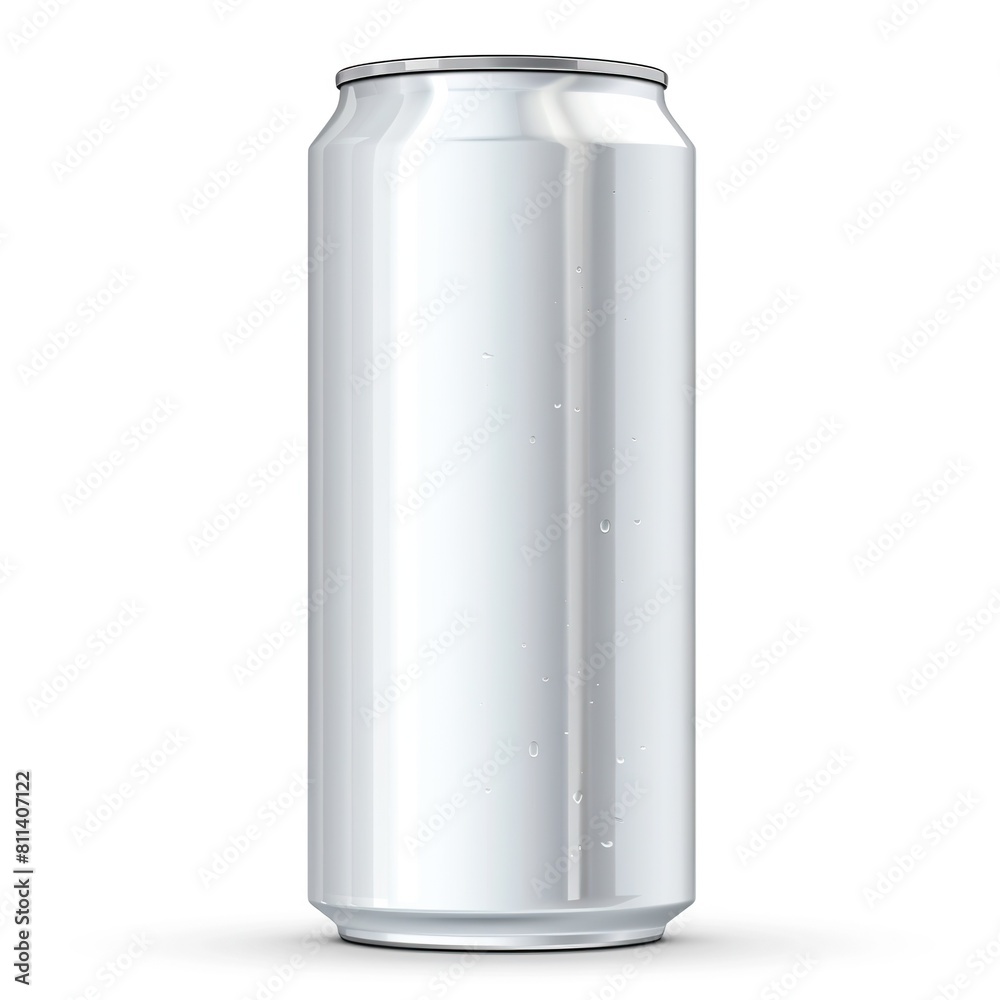 3D Model of Carbonated Drink Can on Surface Isolated on Grey Background 3D Model of Carbonated Drink Can on Surface Isolated on Grey Background