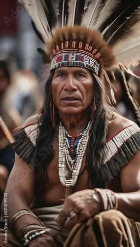 A Native American man participating in a ceremony award winning photo