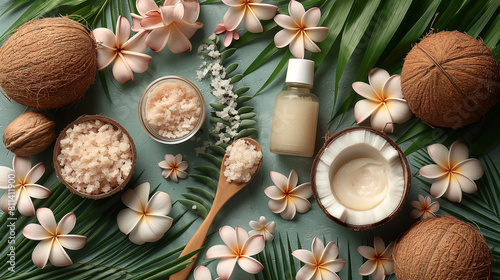 Skincare  Coconut oil  Therapy commercial image.