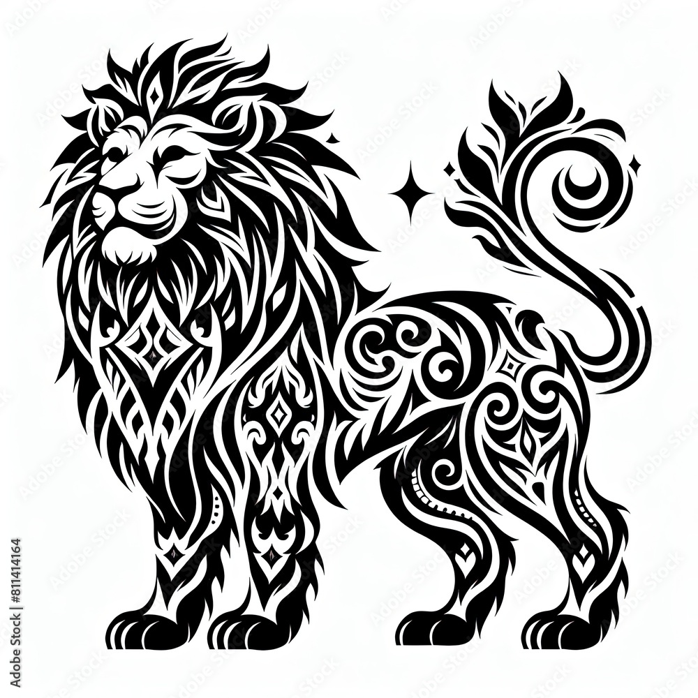 lion tribal tattoo lion tribal tattoo