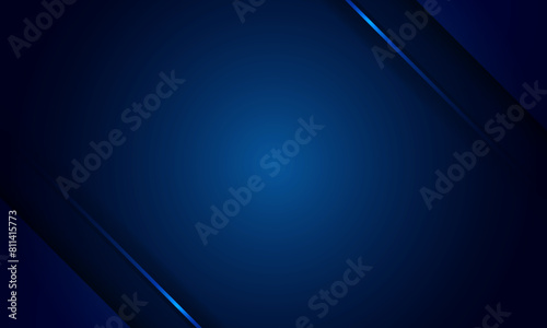 Light blue cover with straight stripes. Abstract dark blue geometric diagonal overlay layer background. with blank space.