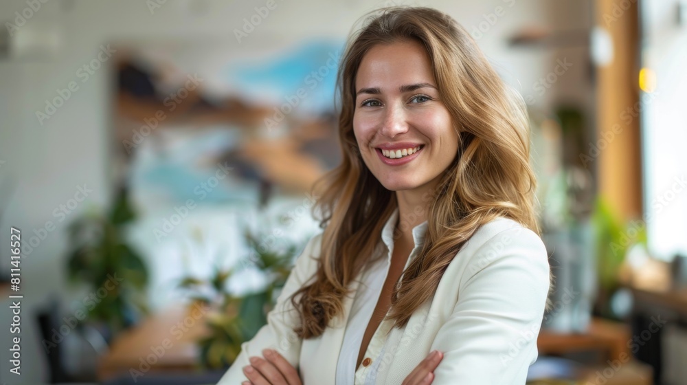 Professional Woman Leader in Office Setting Professional Woman Leader in Office Setting