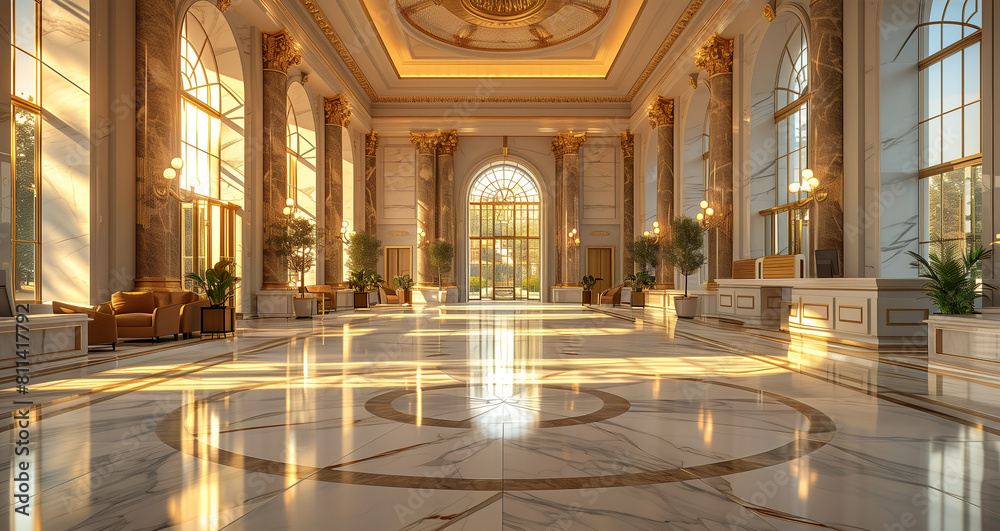 Obraz premium 로비(building hall)