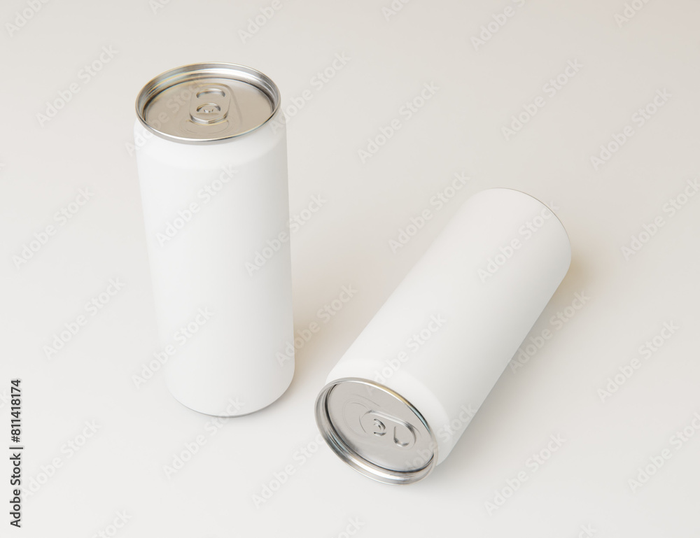 Soda beverage can mockup Soda beverage can mockup