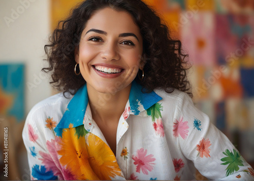 portrait Smiling  young woman