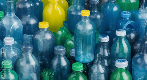 Used plastic bottles