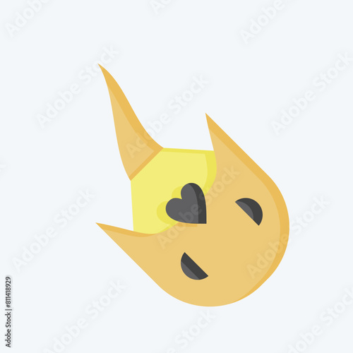 Icon Horseshoe Crab. related to Seafood symbol. flat style. simple design illustration