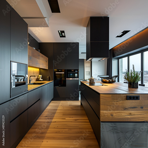 modern kitchen interior