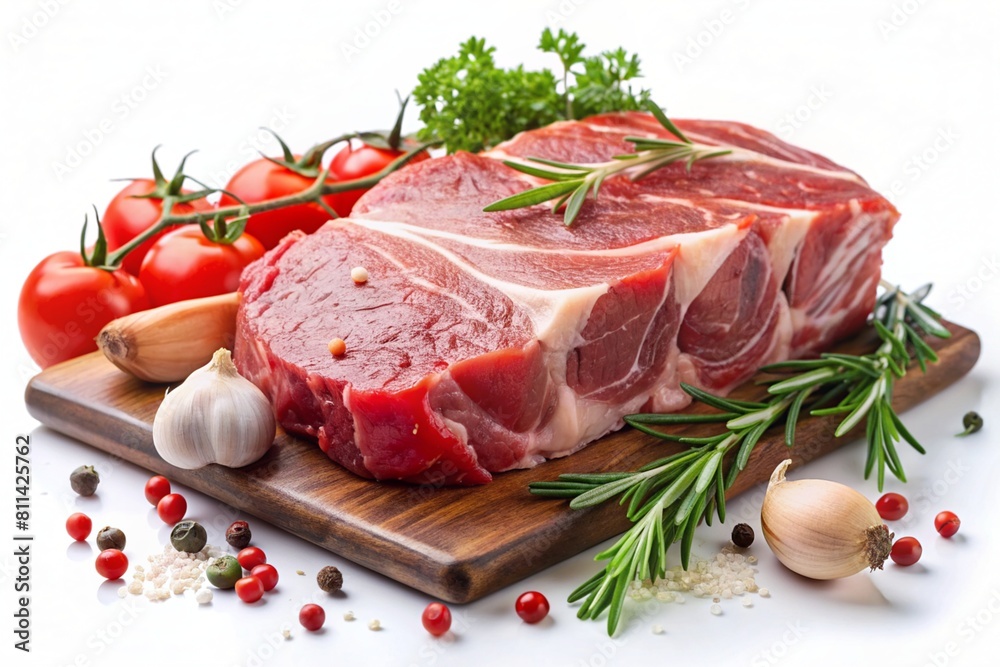 Butcher Meat Products on White Background
Butcher Meat Products on White Background