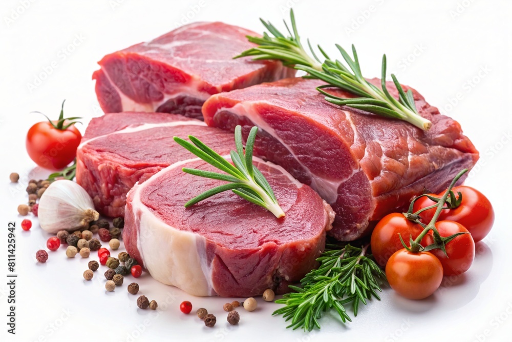 Butcher Meat Products on White Background
Butcher Meat Products on White Background