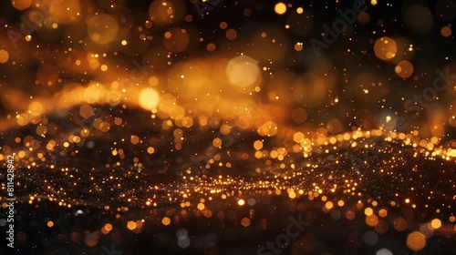 glittering golden particles © Khalif