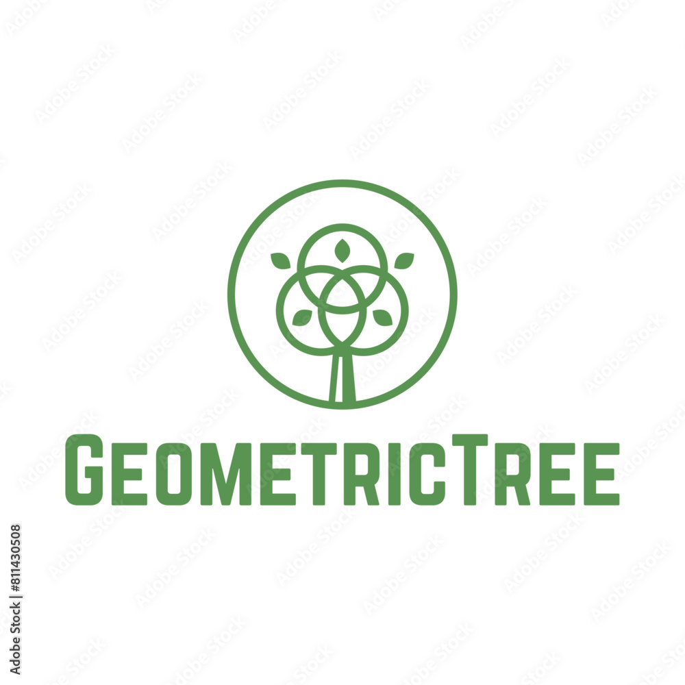 geometric tree logo