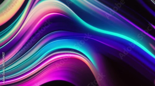 abstract colorful background with waves rainbow colors