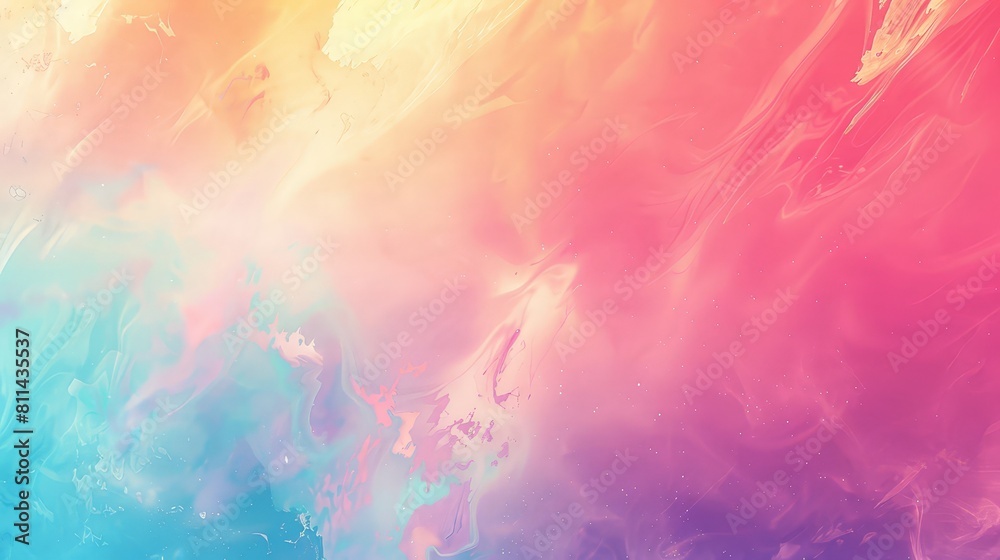 Multicolored Wallpaper With Blue, Pink, and Yellow Background