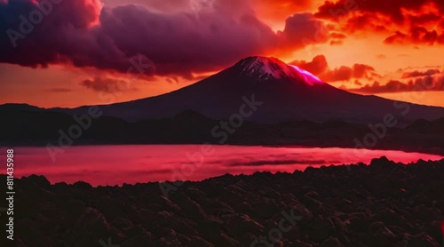 View sky mountains nature 