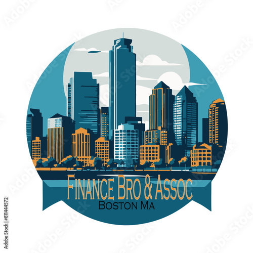 finance bro and assoc EDITABLE ROUND LOGO 
