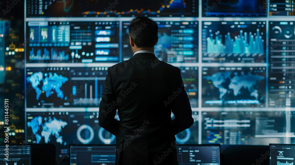 businessman working with business sales growth data statistics on virtual screen, futuristic digital technology, business analysis businessman working with business sales growth data statistics on virtual screen, futuristic digital technology, business analysis
