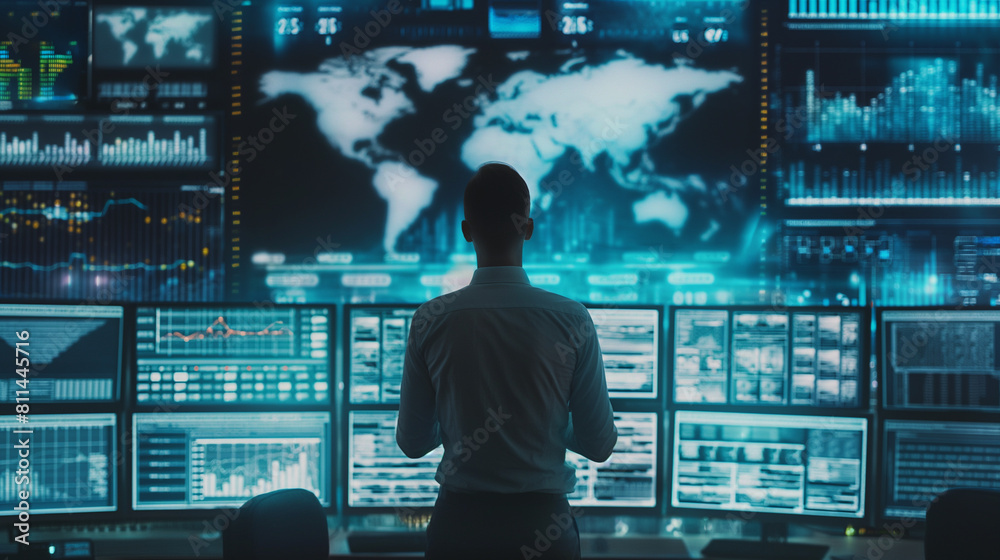 businessman working with business sales growth data statistics on virtual screen, futuristic digital technology, business analysis businessman working with business sales growth data statistics on virtual screen, futuristic digital technology, business analysis