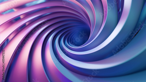 3d wallpaper abstract background blue and purple gradient color 3d spirals, business background 