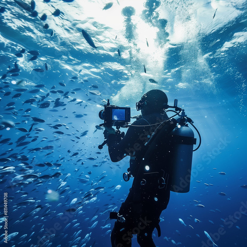 Filming Underwater Documentaries with Waterproof Cameras for Marine Exploration