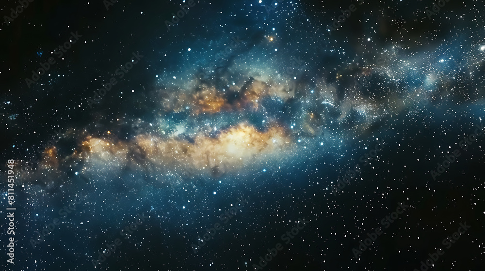 Close-up of the Milky Way galaxy with stars and space in the universe close exposure High quality photo Close-up of the Milky Way galaxy with stars and space in the universe close exposure High quality photo