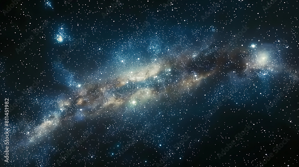 Close-up of the Milky Way galaxy with stars and space in the universe close exposure High quality photo Close-up of the Milky Way galaxy with stars and space in the universe close exposure High quality photo
