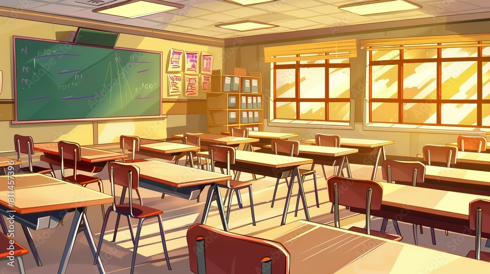 Classroom promoting open discussion among students, Ai Generated Classroom promoting open discussion among students, Ai Generated