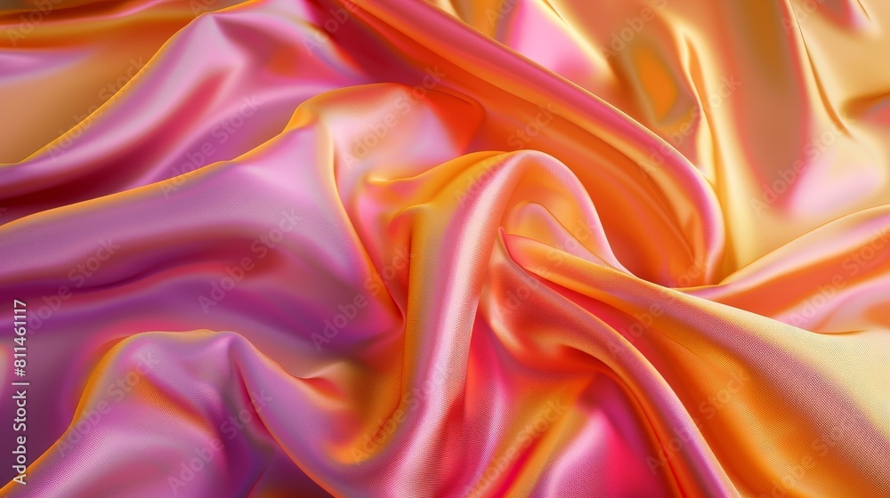 Obraz premium Fabric adapts texture based on temperature shifts, Ai Generated