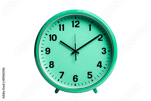 Animated green screen analog clock time lapse photo