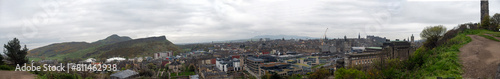 Panorama of Edinburg from Calton Hill