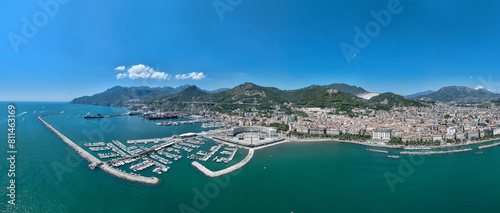 Canvas-taulu Plaza of Liberty - Salerno, Italy