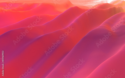 Abstract background orange and pink silk or satin luxury fabric texture.