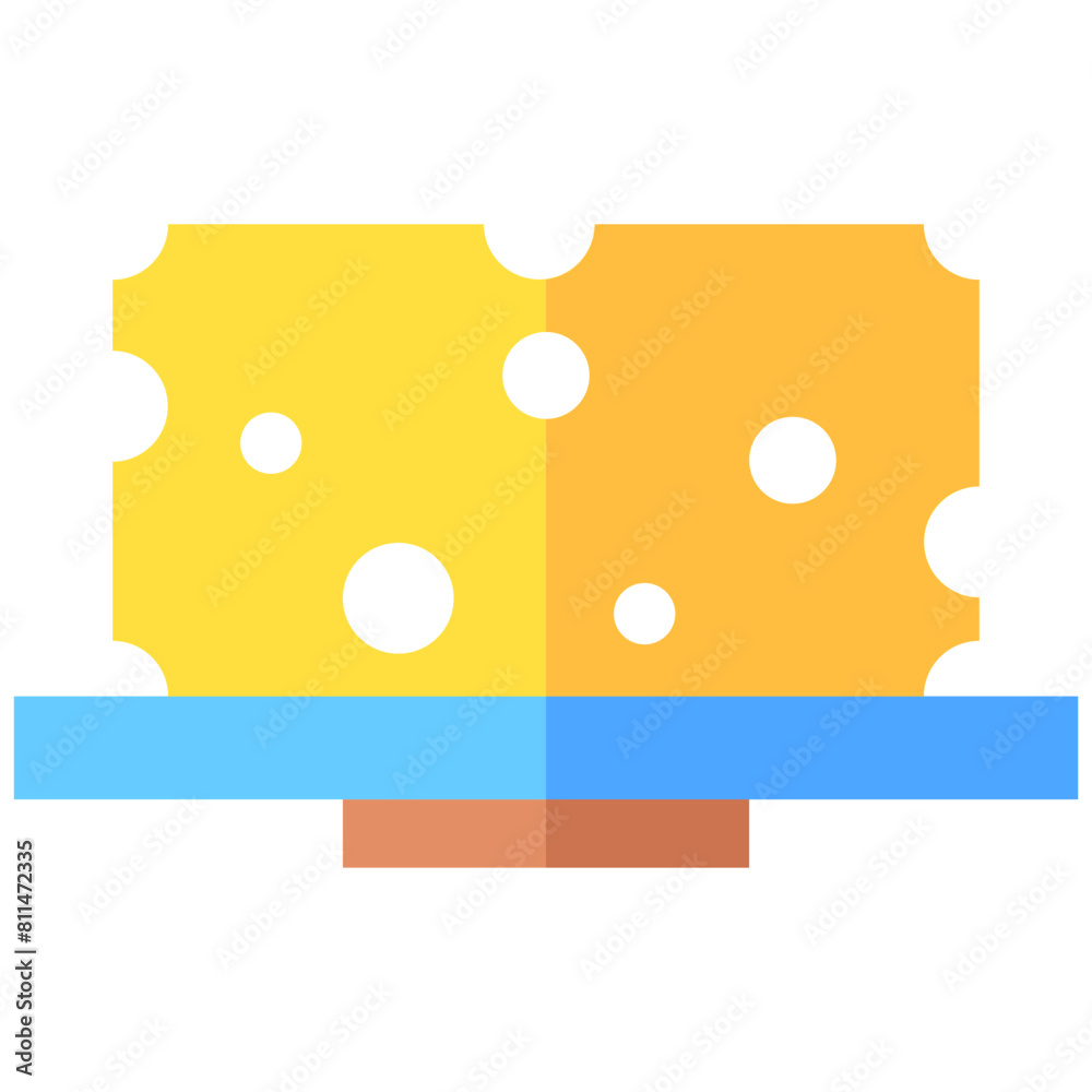 cheese multi color icon, related to thanksgiving theme. cheese multi color icon, related to thanksgiving theme.