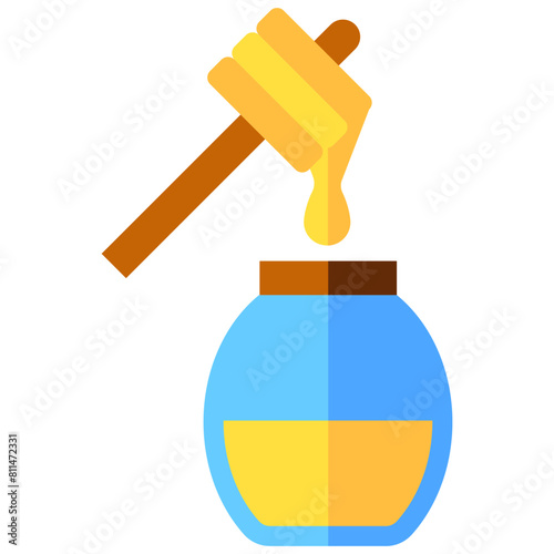 honey multi color icon, related to thanksgiving theme.