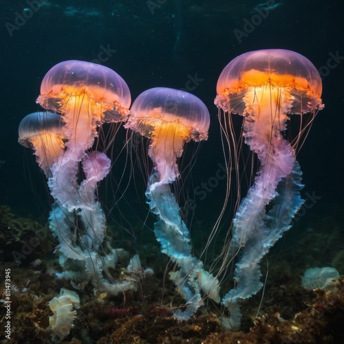 jellyfish in the sea