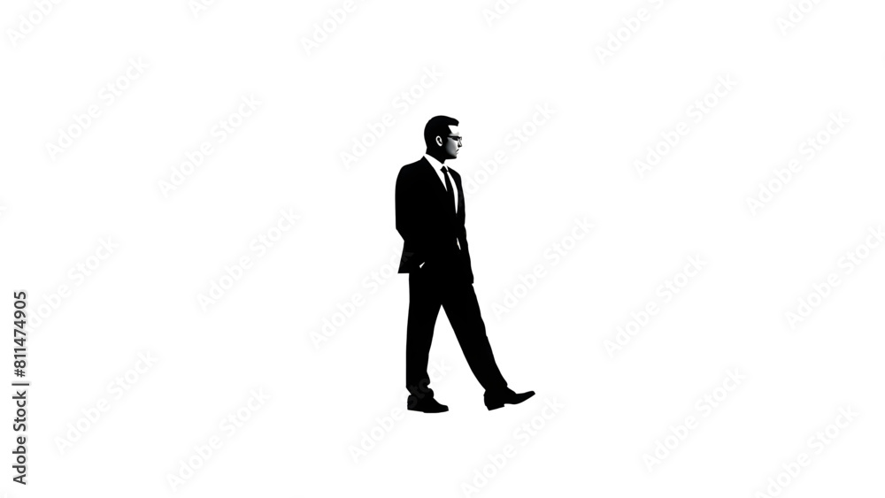 business man silhouette