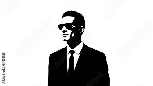 business man silhouette