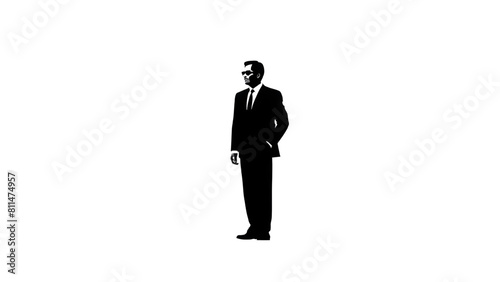 business man silhouette