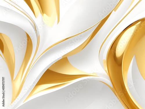 abstract golden background with waves