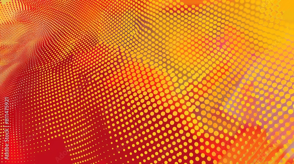 custom made wallpaper toronto digitalAn abstract pattern of lines and dots in vibrant colors of red and orange. 